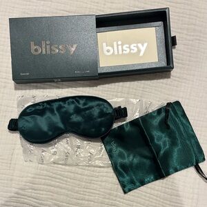 Blissy Emerald Silk Sleep Mask